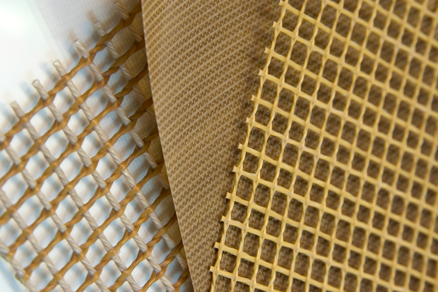 Correia de malha de PTFE resistente a altas temperaturas Correia transportadora de malha de PTFE