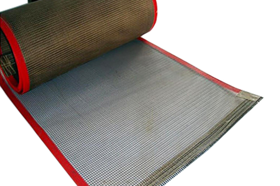 Correia de malha de PTFE resistente a altas temperaturas Correia transportadora de malha de PTFE
