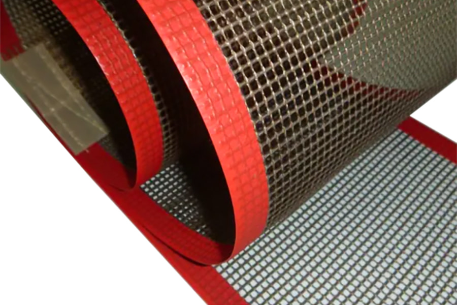 Correia de malha de PTFE resistente a altas temperaturas Correia transportadora de malha de PTFE