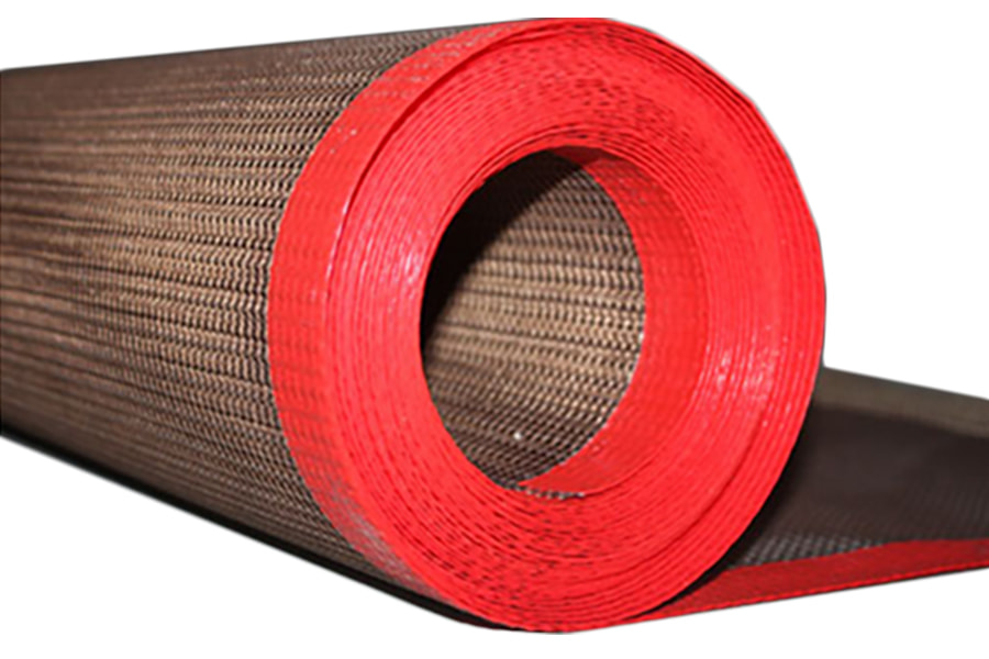 Correia de malha de PTFE resistente a altas temperaturas Correia transportadora de malha de PTFE