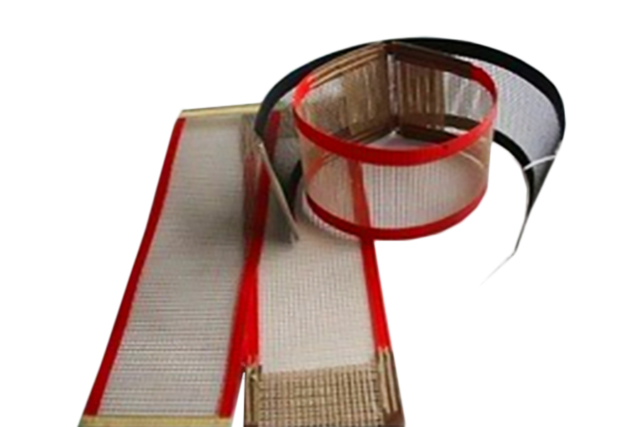 Correia de malha de PTFE resistente a altas temperaturas Correia transportadora de malha de PTFE