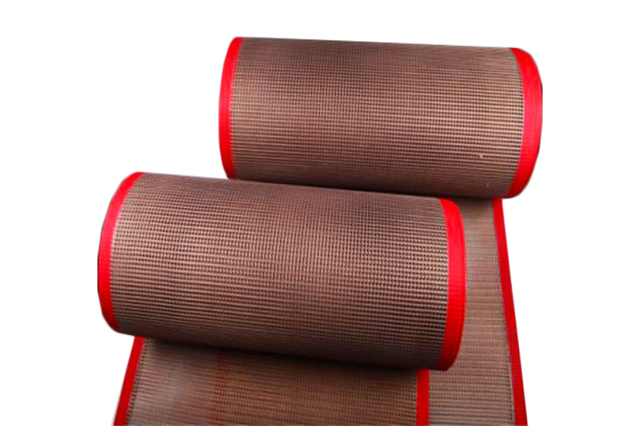 Correia de malha de PTFE resistente a altas temperaturas Correia transportadora de malha de PTFE