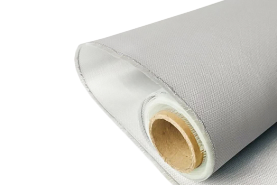 Tecido de fibra de vidro revestido de PU à prova d'água durável e resistente a rasgos - para indústria, construção, proteção ambiental