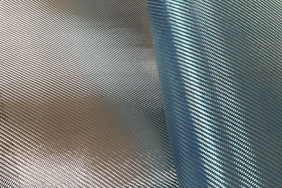 Tecido de fibra de vidro galvanizado flexível, leve e retardador de chamas