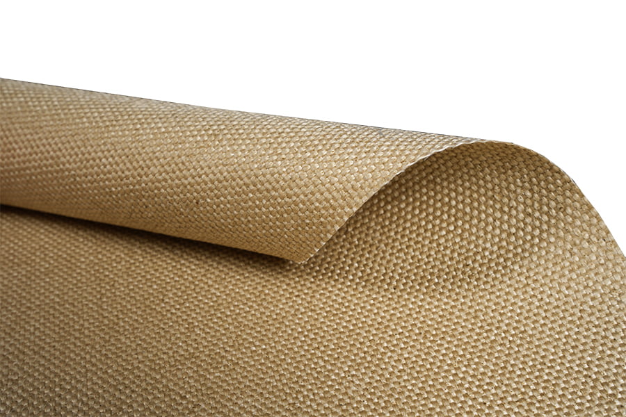 Tecido de fibra de vidro revestido com vermiculita, resistente a altas temperaturas e proteção à prova de fogo Tecido de fibra de vidro revestido com vermiculita, resistente a altas temperaturas e proteção à prova de fogo